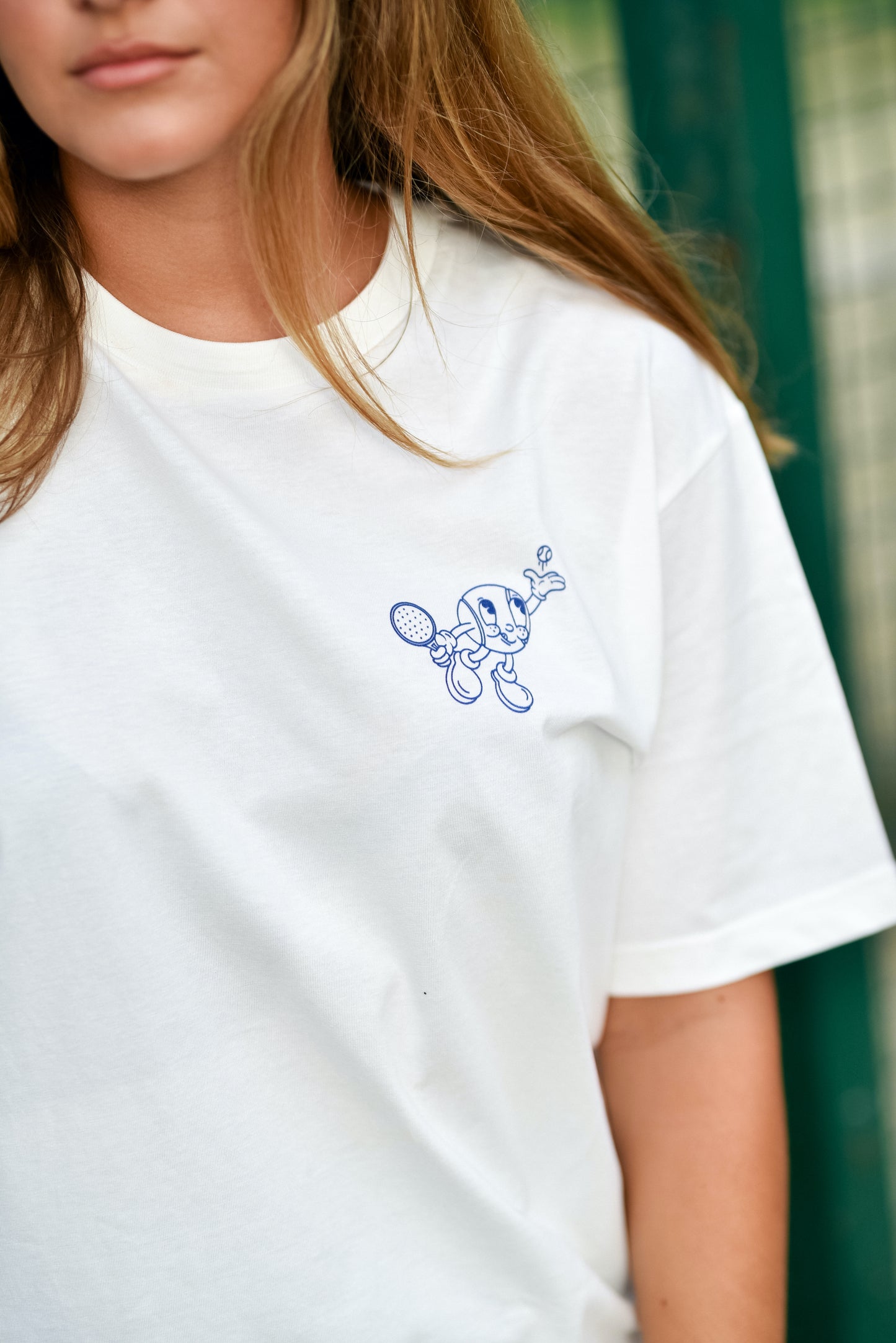 Oversize Holgers Padel Club T-shirt - Off White
