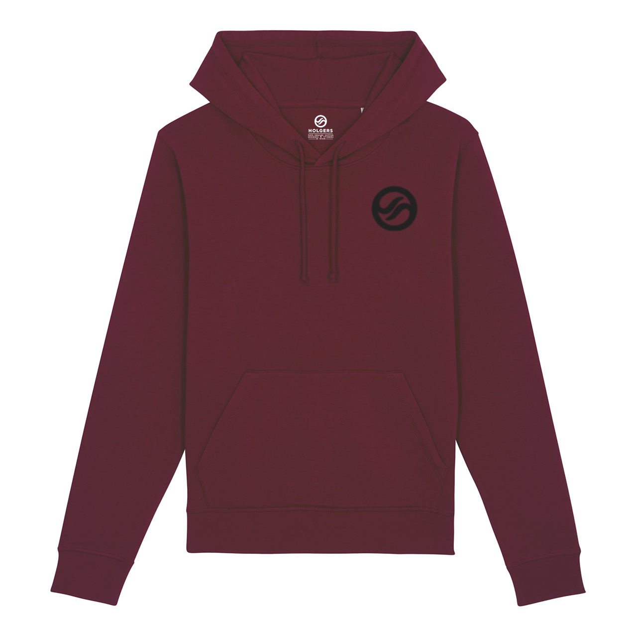 Burgundy Hoodie - Shield
